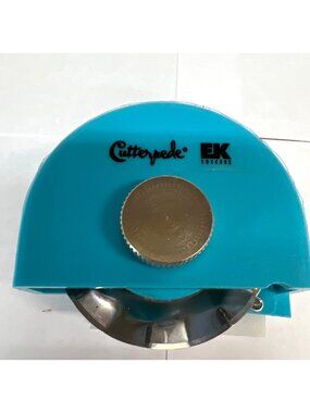 Cutterpede EK Success Edge Trimmer Tool For Scrapbooking & Crafts Blue Pre-Owned